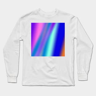 blue green white abstract texture background pattern Long Sleeve T-Shirt